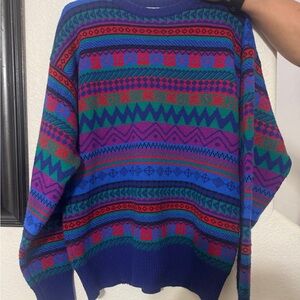 Vintage miester sweater multicolor in excellent condition